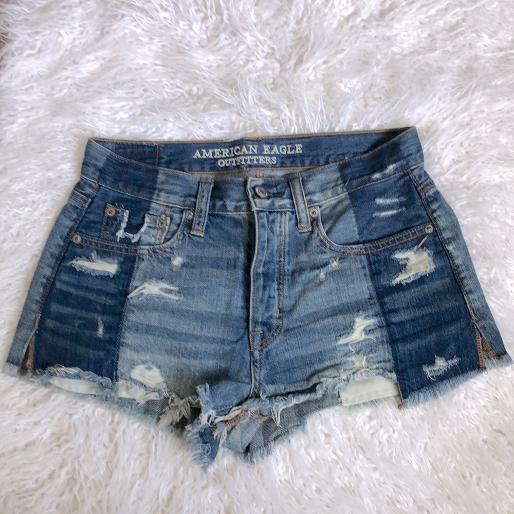 American Eagle Vintage Hi Rise Festival short